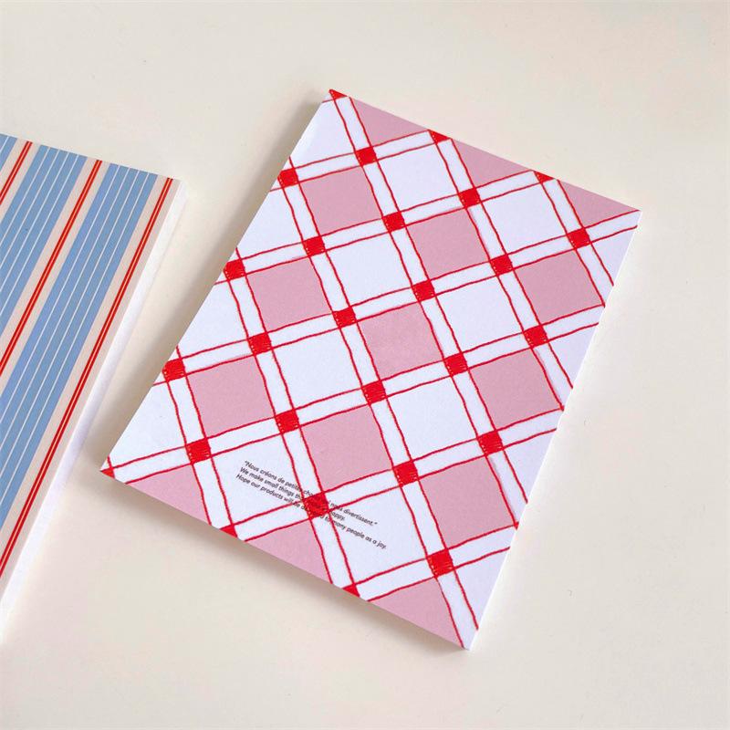 Office School Supplies Ins Same Korean Cherry Geometric Shape Message List Sticky Note Book Student Note Paper Kawai Stationery