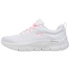 Go Walk Flex Versatile Fashion Durable Low-Top Casual Shoes Women Sneakers White Pink 124952-WPK