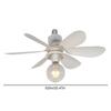 E27 Socket Fan LED Light E27 Base 52cm Indoor Ceiling Fan Light Remote Control 3 Speeds Dimmable for Bedroom Living Room Kitchen
