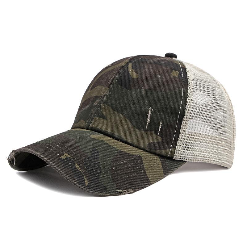 Summer Men Breathable Mesh Baseball Cap Outdoor Sports Running Snapback Cap Women Sunscreen Hat Ponytail Panama Cap Dad Hats