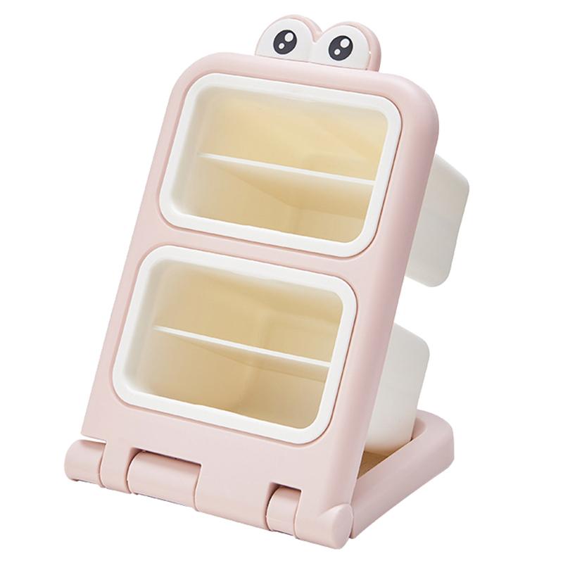 

Наклонный держатель для ручек, подставка для канцелярских товаров, органайзер для хранения косметики, настольный органайзер для общежития колледжа, офиса, школы