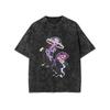 Vintage Art Jellyfish Print T-Shirt Unisex Oversized Tee Colorful Marine Jellyfish Graphic Streetwear Shirt