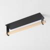 Bodahome Adhesive Steel Wood Towel Rack Kitchen Towel Rack