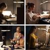 Wobane Desk Light LED 1800lm Desk Lamp Double Light 5 Levels of Color Stepless Ra95 High Color Bright Desk Tabletop Clamp Energy Adjustable Table