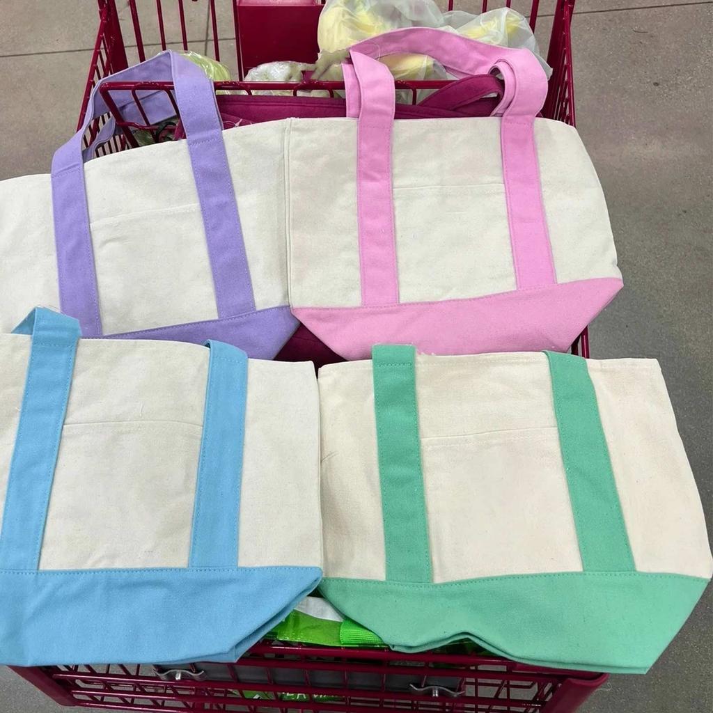 Fashion Canvas Shopping Bag, Handbag, Shoulder Bag, Ecofriendly Bag, Lunch Bag