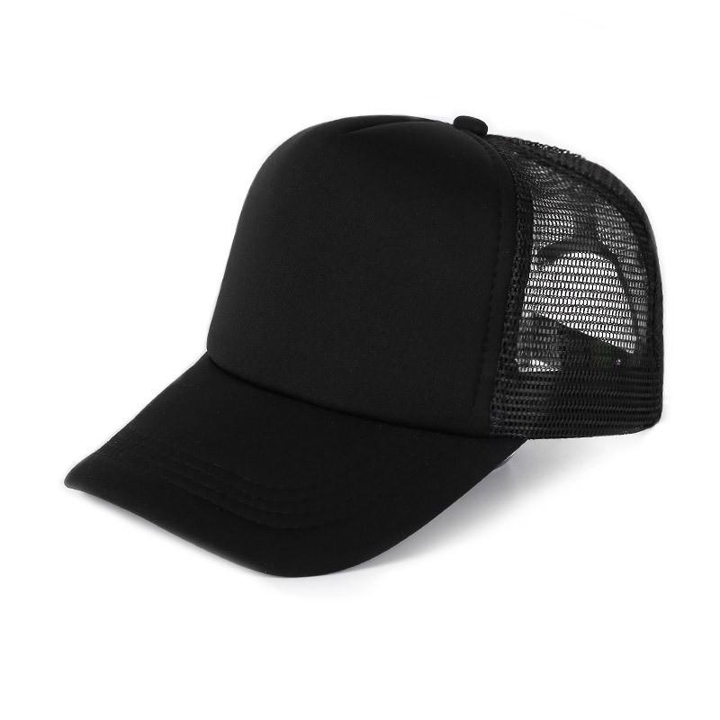 Lightweight Sponge Baseball Cap Summer Outdoor Sports Riding Skateboard Mesh Cap Simple Versatile Trucker Hat