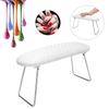 Nail Art Hand Pillow Foldable Manicure Hand Holder Wrist Support Nail Rest CushionWhite