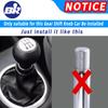 New Product Car Accessories Gear Shift Knob For Suzuki Swift SX4 2005‑2010 Fit "D" Type 5 Speed MT Adapter Automotive Interior