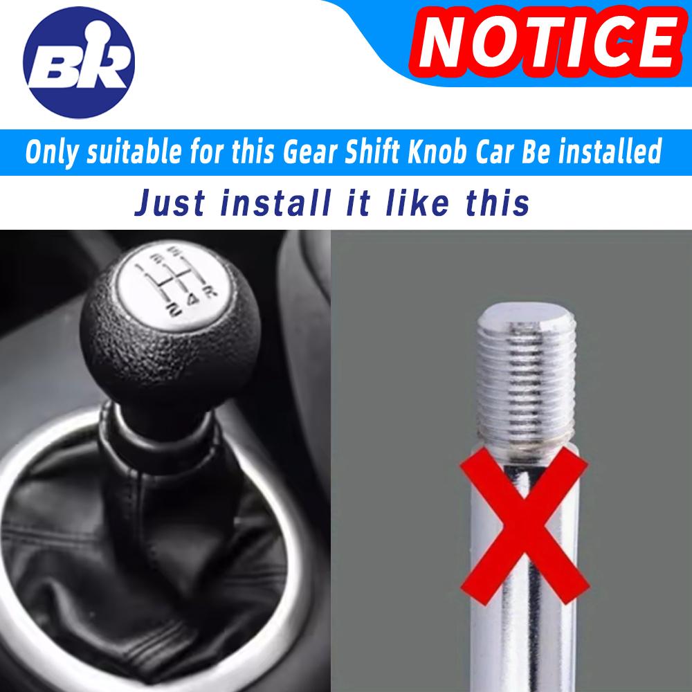 New Product Car Accessories Gear Shift Knob For Suzuki Swift SX4 2005‑2010 Fit "D" Type 5 Speed MT Adapter Automotive Interior