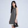 LEDIN Sleeveless High-Waist Mini Dress