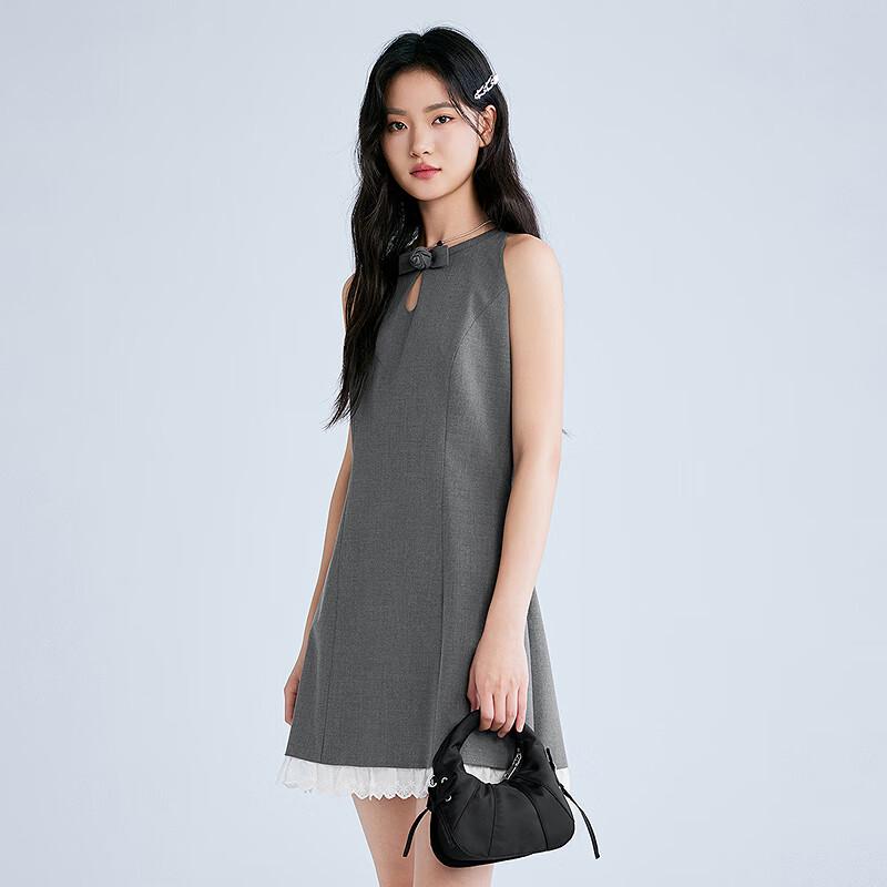 LEDIN Sleeveless High-Waist Mini Dress