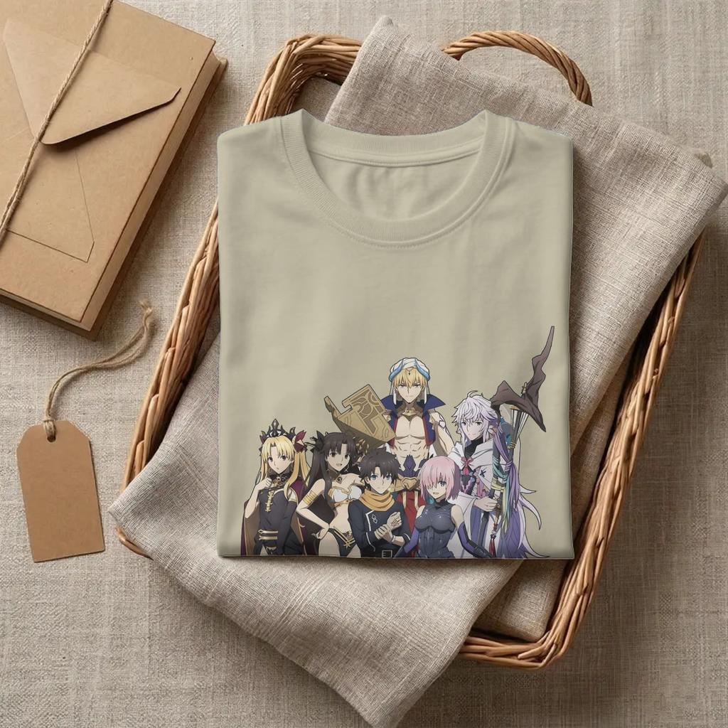 Fate Stay Night Saber Alter T Shirts 100 Cotton Vintage TShirts O Neck Tee Shirt Short Sleeve Clothing Gift Idea