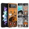 Game Valorant Cute Cover Phone Case For Samsung Galaxy Z Flip 7 6 5 4 3 5G Flip7 Flip6 Flip5 Flip4 Flip3 Black Fundas Shell Gala