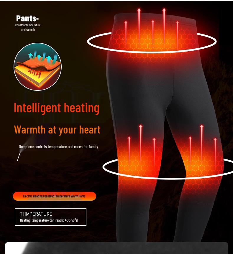 Grenzüberschreitendes Smart-Heating-Paar-Set: Konstant Temperatur Warme Unterwäsche & Lange Hosen