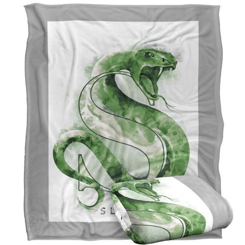 HARRY POTTER Slytherin Ink Splatter Blanket