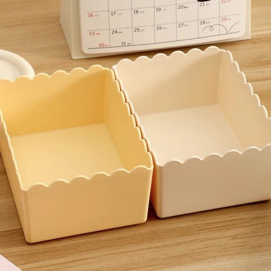 Storage Box Large Capacity Cosmetic Bin Organizer Make Use of Idle Space Container for Desktop Dormitory