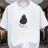 Funny Japanese Eggplant Graphic T Shirt Women Summer Short Sleeve Kawaii Kyuuri Cucumber Harajuku Casual Loose Fashion Tshirt
