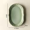 Retro Relief Ceramic Dinner Plate Restaurant Steak Plate Dessert Pasta Plates Fish Plate Molecular Cuisine Specialty Tableware