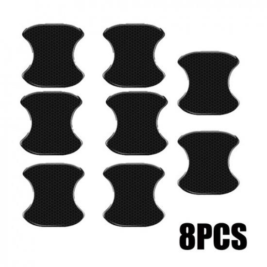 8PCS Car Door Handle Bowl Anti Scratch Sticker Protector Cover Accessories Trims