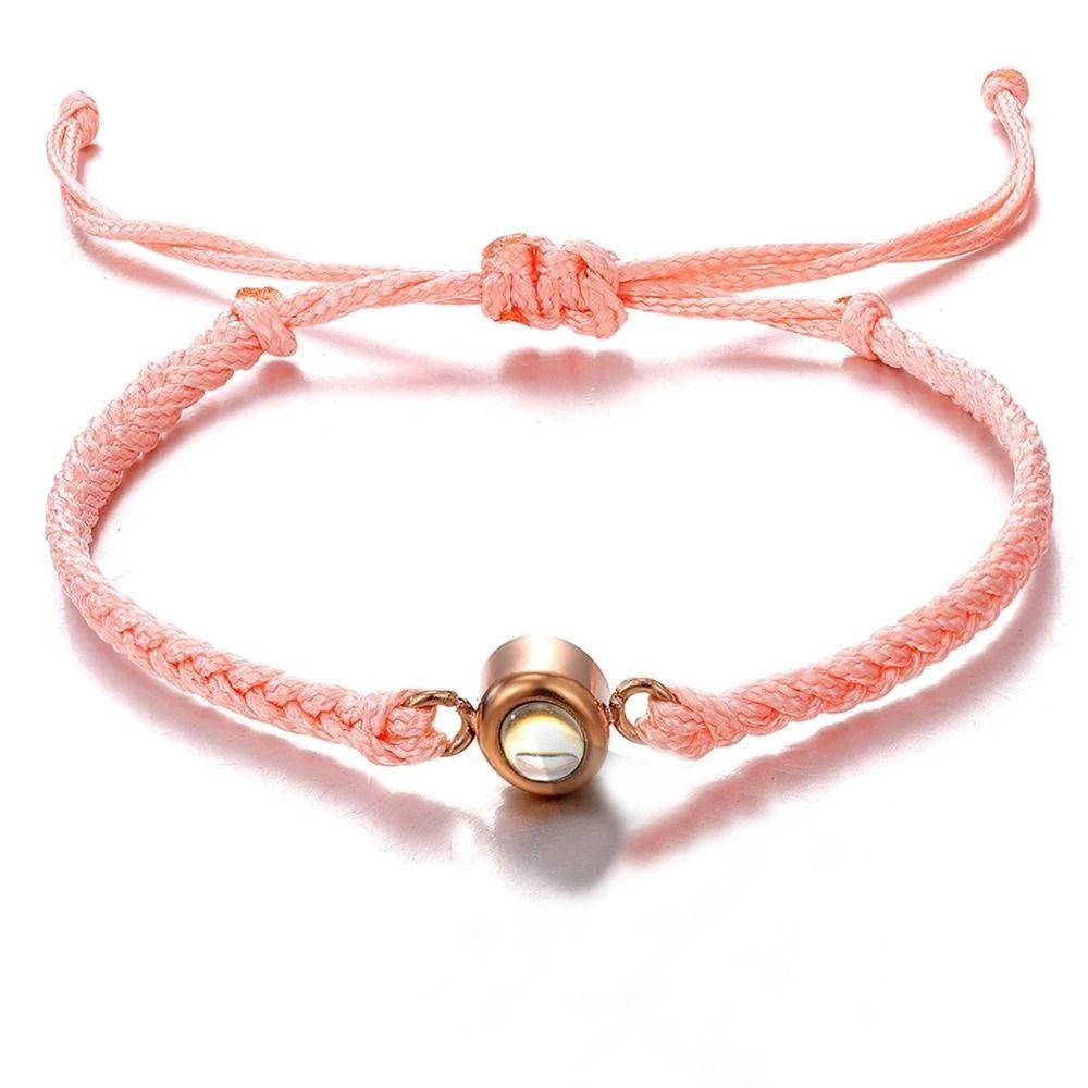 Edelstahl Projektionsarmband Ich liebe dich Armreif Partnerarmband Valentinstag