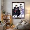 Black Clover AAsta Anime Tapestry  Wall Hanging  Background Cloth for Home Bedroom Bar  Party Decor