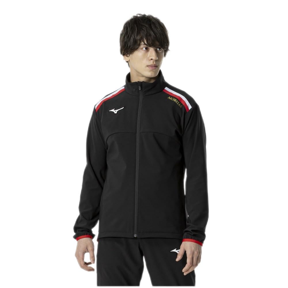 

Mizuno MORELIA Tech Shield Football Size M Jacket, Stretchable, Windproof, Black, (P2MEA505) чёрный
