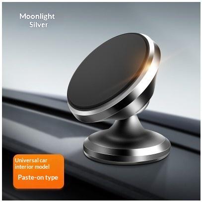 Metal Magnetic Car Phone Mount 360° Rotatable Strong Magnet Holder Easy Install Universal for All Mobile Phones Daily Use