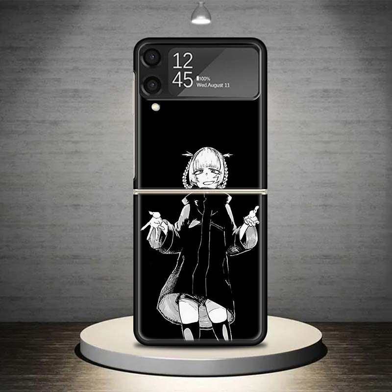 Nazuna Nanakusa Anime Phone Case For Samsung Galaxy Z Flip 7 6 5 4 3 5G Shockproof Cover Z Flip7 Flip6 ZFlip5 Flip3 Flip4 Luxury