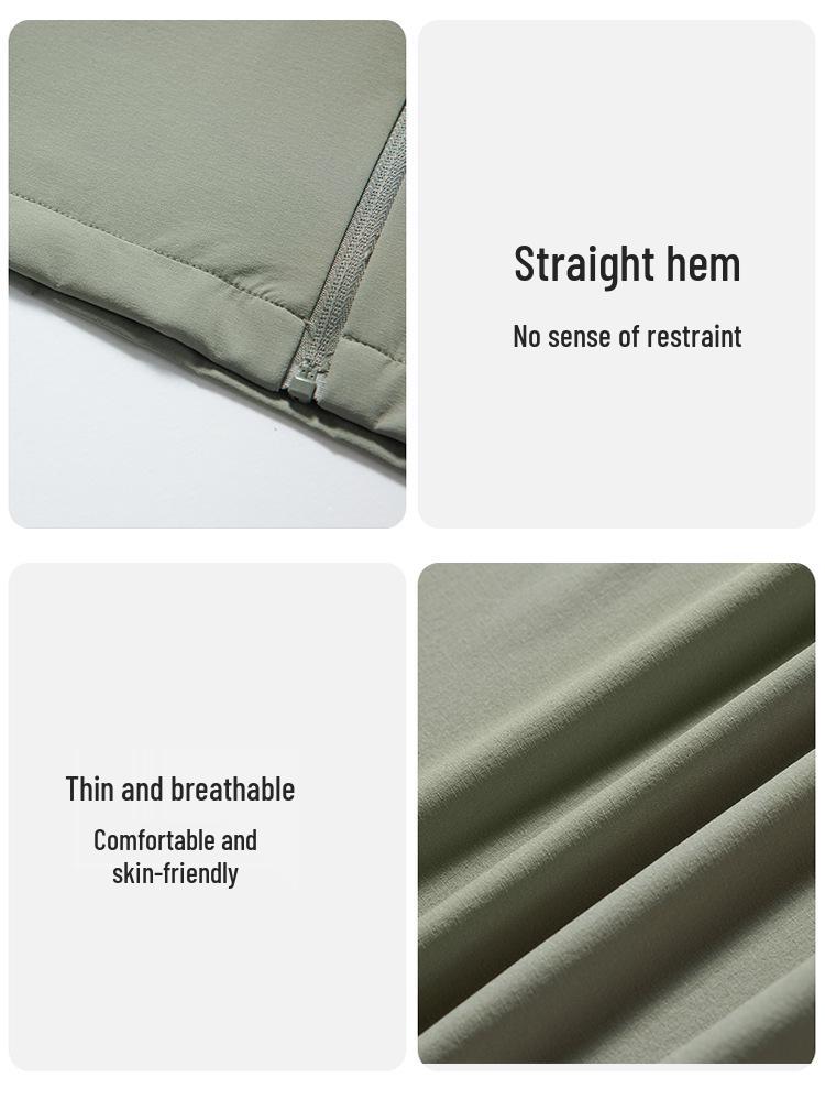 UPF50+ Summer Ice Silk Sun Protection Jacket with Hood for Men & Women