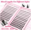 High-Quality Best-Selling Large Capacity 392 Pieces Autumn Maple Leaf Eyelashes Book 8-16mm Natural False Eyelash Set