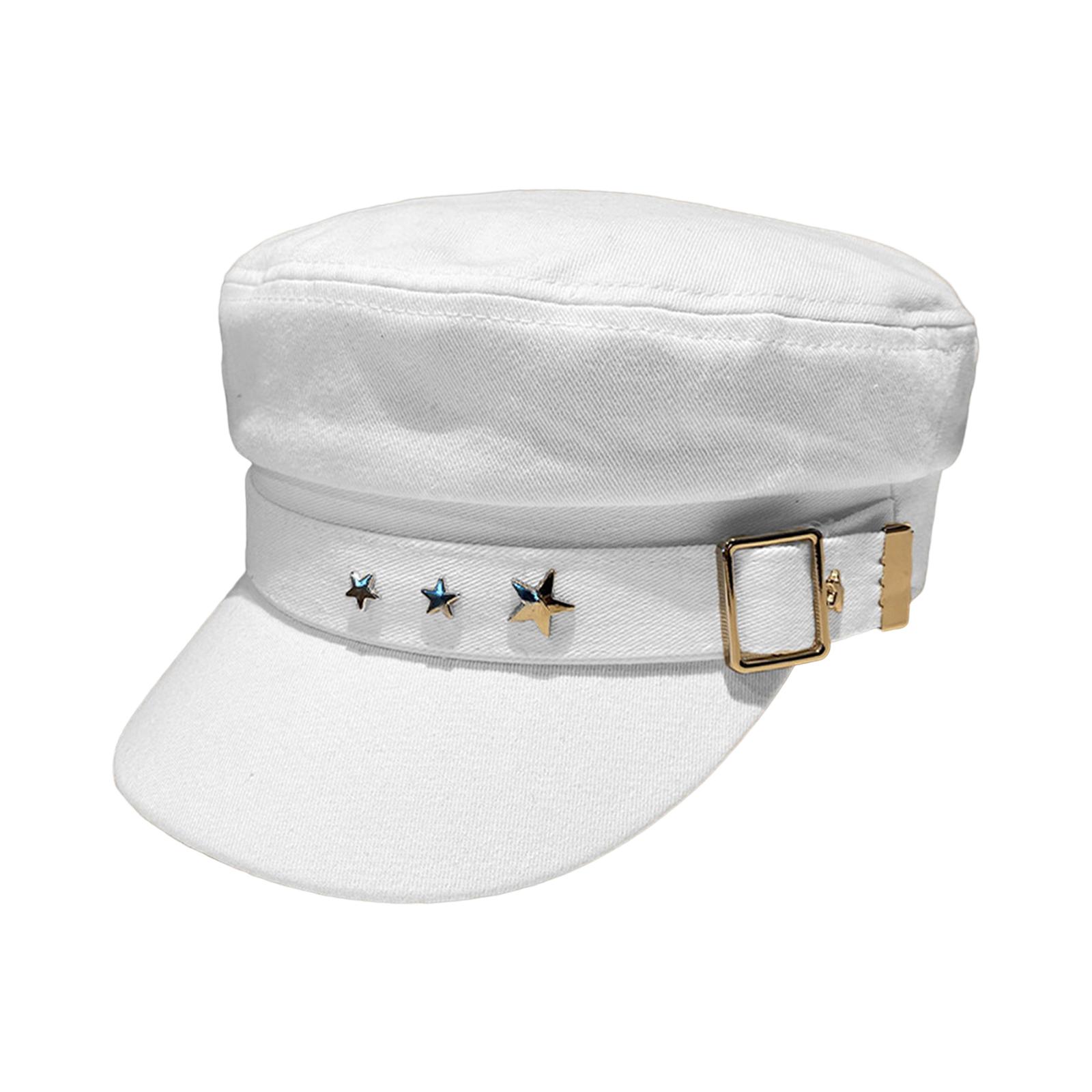 

Visor Beret Hats Comfortable Casual Women Flat Top Baseball Hat Newsboy Cap Cadet Cap for Spring Summer Picnic Cycling Traveling белый