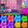 5-30m RGB LED Strip Lights 5050 Bluetooth APP Control Color Changing Light Flexible LED Lamp Tape Ribbon for Room Decoration Backlight