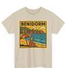 Benidorm Çizgi Roman T-Shirt: Retro İspanya Plaj Grafikli Tişört