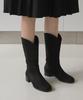 Sappun Sevigny Round Mid-Calf Boots (3.5Cm) (Type A)