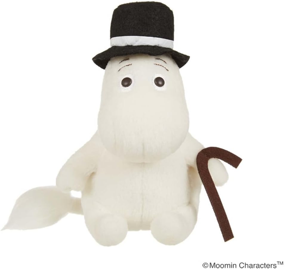 Sekiguchi Palm Plush Toy Moomin Papa 572052 MoominPapa Palm Size