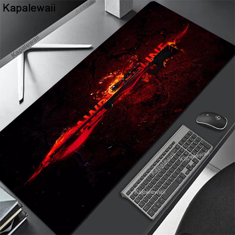 Extended Mouse Pad CSGO Gaming Mousepads PC Gamer Desk Protector Large Keyboard Pads XXL Game Black Mouse Mat