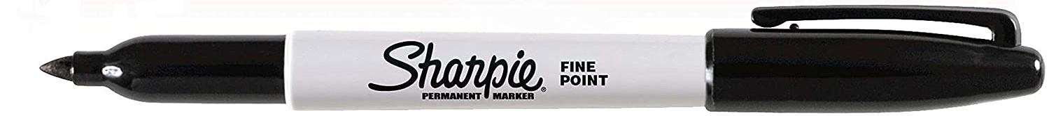 Sharpie Noir Marqueur Permanent - Image 5