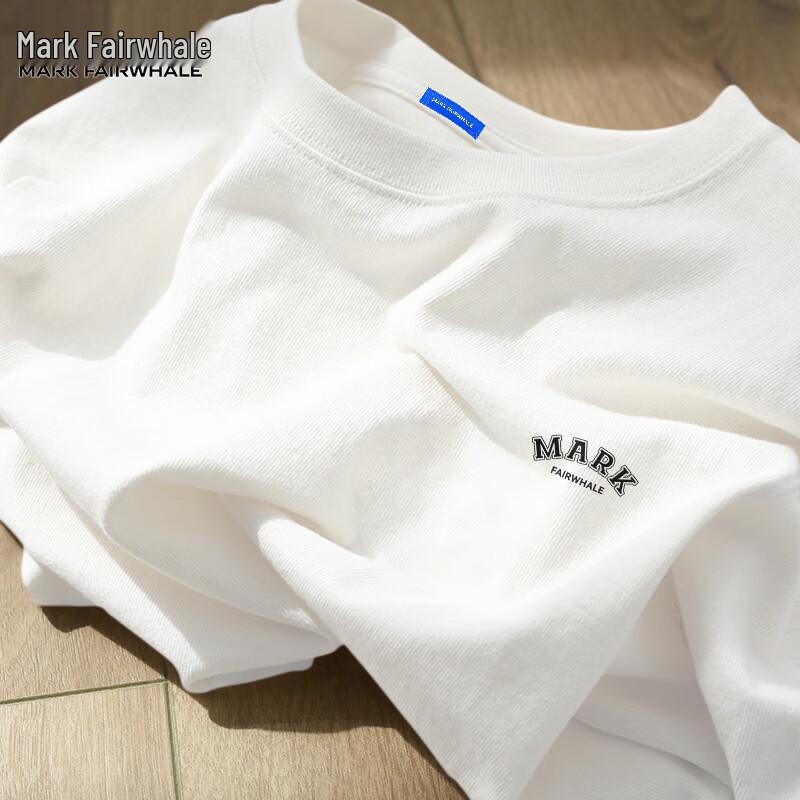 Mark Fairwhale Men s 2025 Heavyweight Cotton Letter T-Shirt 3XL