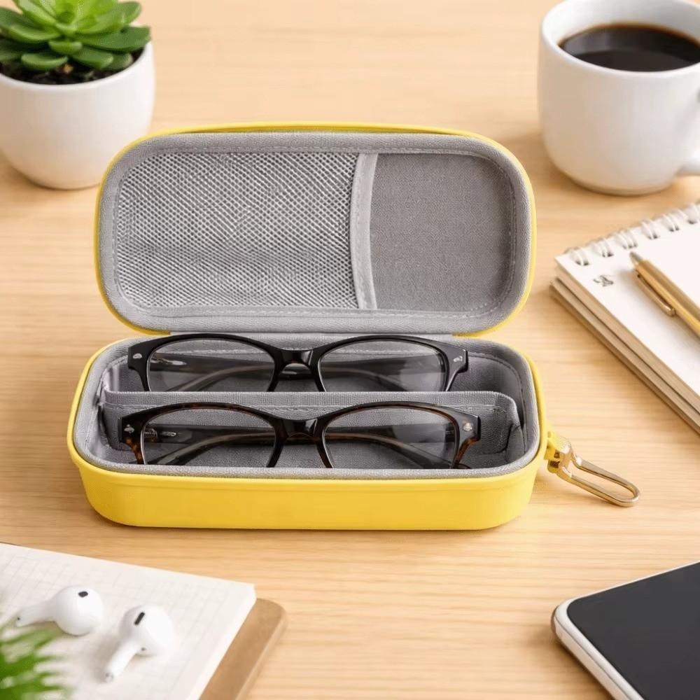 Large Capacity Glasses Case Hard Shell Sunglasses Protective Case New Eyeglass Storage Box