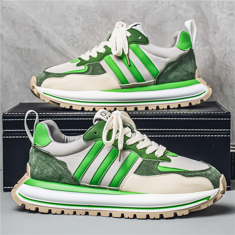 

Men s shoes new autumn and winter men s shoes comfortable platform heightening men s dad shoes European station trend casual sports shoes 44