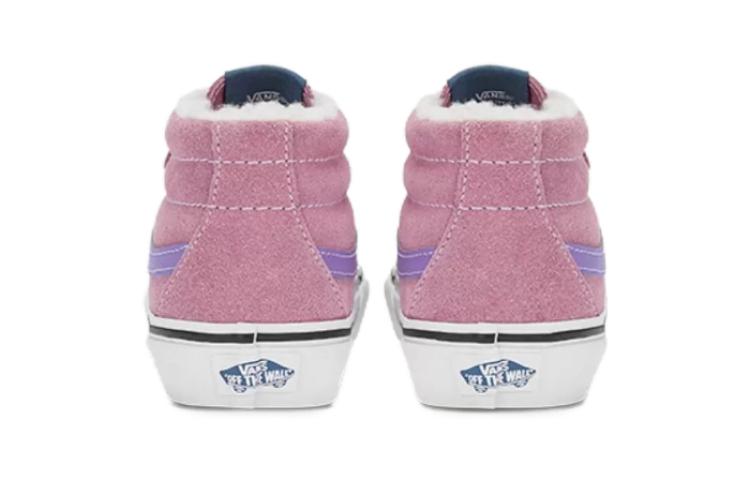 Vans SK8 Comfortable Mid Top Kids' Skateboarding Shoes Pink Children Aged 3 7 Years Old VN0A38HHD1Q