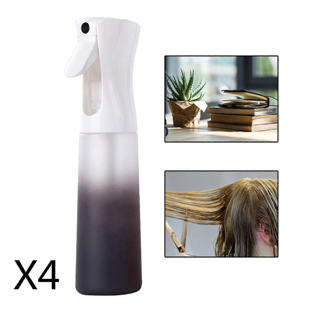4x Empty Hair Spray Bottle 300ml Fine for Salon Hair Cutting Stylist Misting