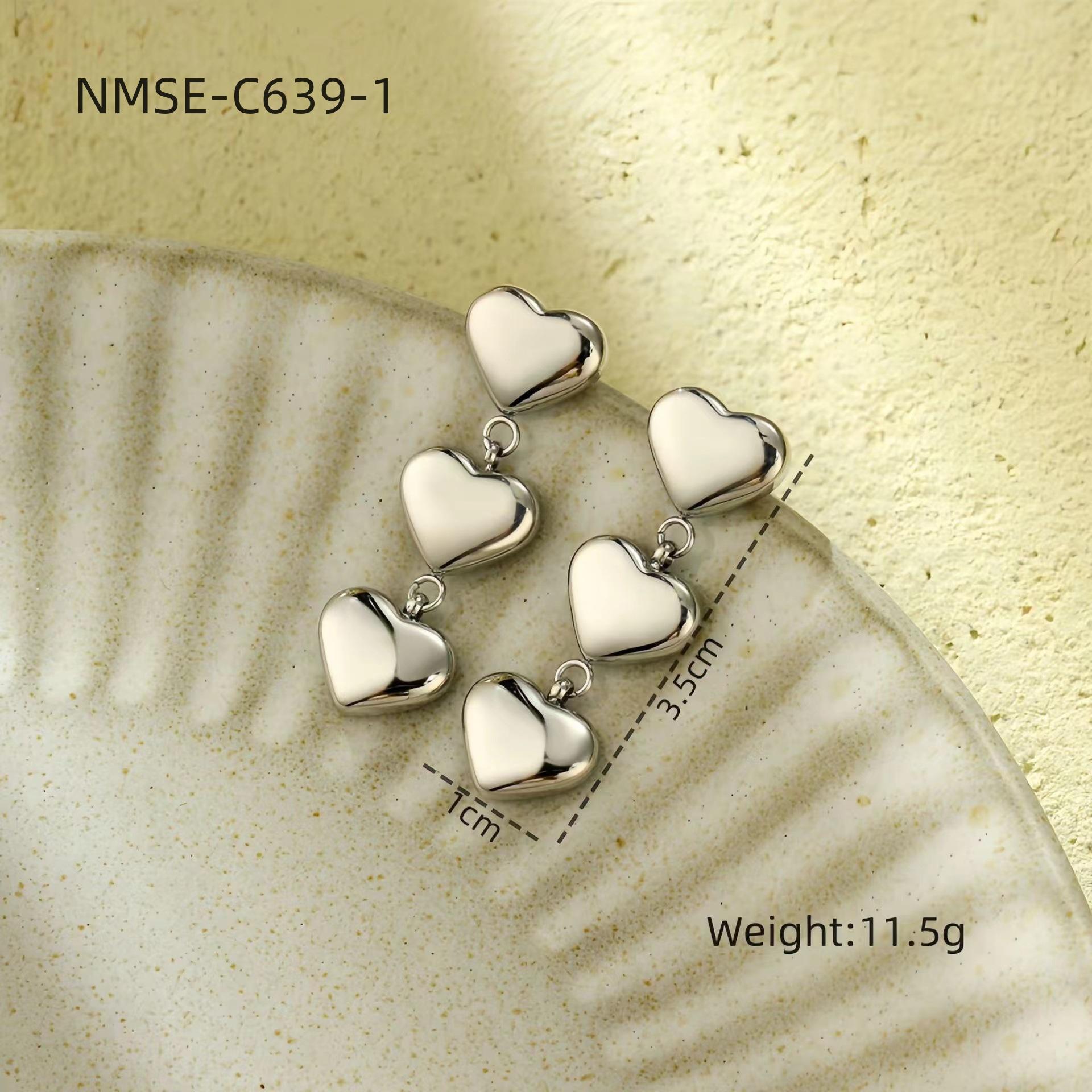 GEMCHIC Women s 18K Gold Plated Stainless Steel Love Heart Earrings Retro Star Geometric Design Fashion Jewelry