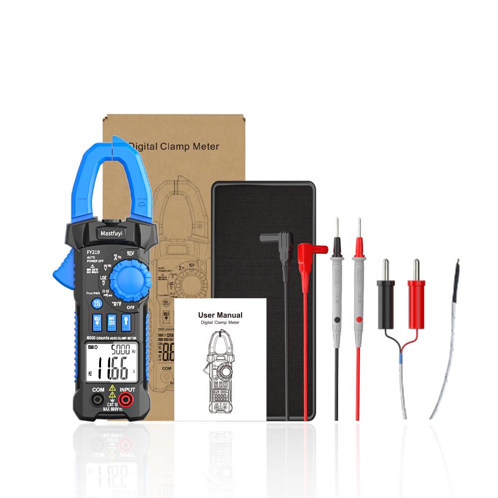 600A Intelligent Anti-Burn Digital Clamp Meter AC/DC Measurement, Multimeter for Electrical Testing & Automotive Repair