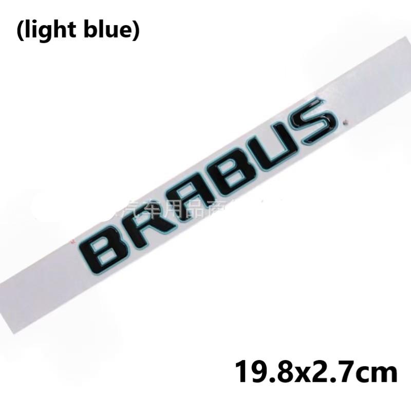 AAZB1 Car Door or Rear Trunk Emblem Badge Sticker For Brabus W212 W204 W205 W463 W464 W221 W213 W206 W253 Modified Accessories