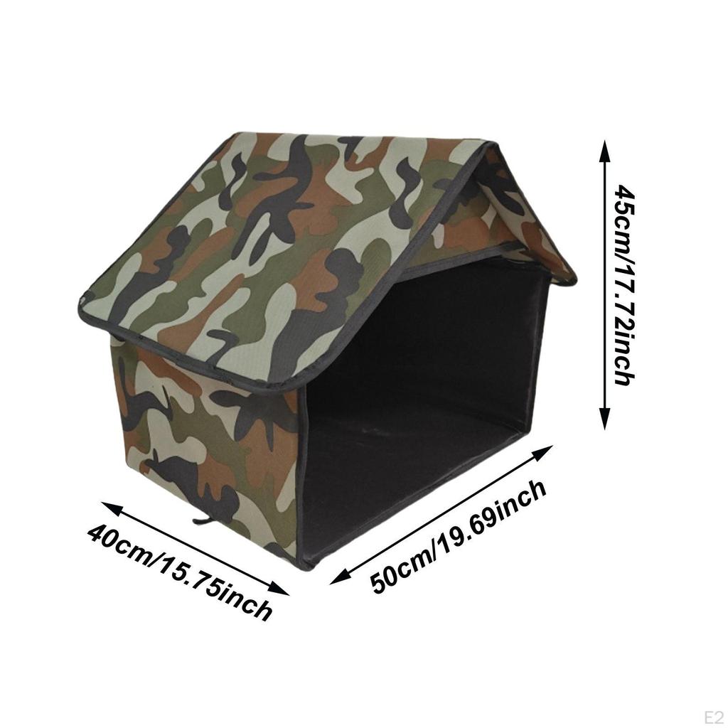 Outdoor Cat House Cats Sleeping Cave Warm Four Seasons Stray Shelter Kennel for Backyard Winter