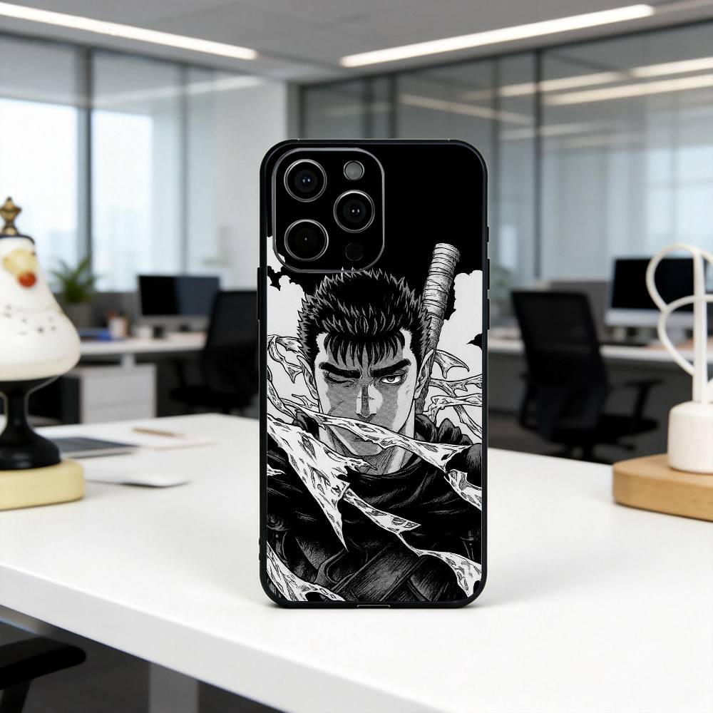 Classic B-Berserk BG G-Guts Phone Case Silicone Soft For IPhone 17 16 15 14 13 12 11 X XR Plus Pro Max Plus