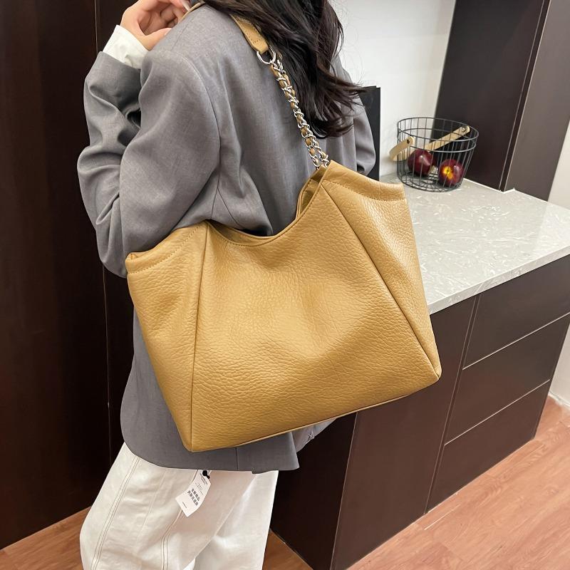 Niche fashion new lazy wind tote bag slack feeling large capacity casual shoulder armpit bag