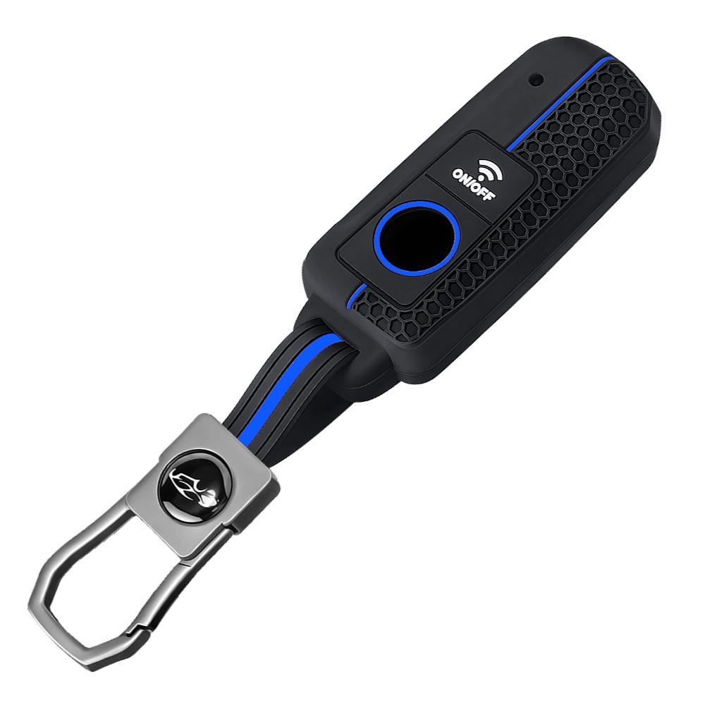 Silicone Key Case Cover for Yamaha TMAX 530 DX SX Motorcycle 2017/2018 Motorcycle Smart Keyring Key Bag Fob Protect Shell