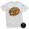 Super Mom Bold Text T-Shirt